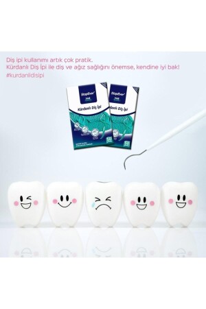 Well Tooth Kürdanlı Diş Ipi - Nane Ferahlığı - 3x50 Adet - 3