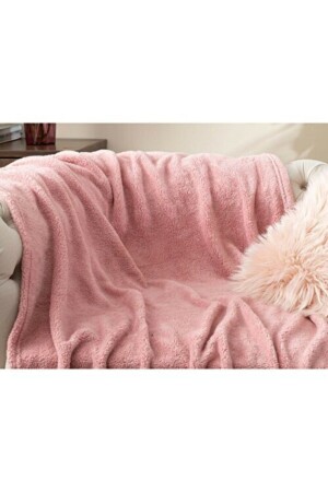 Wellsoft Decke Fernsehdecke Plüsch-Fleecedecke Einzelbett 170*230 Dusty Rose - Mulberry