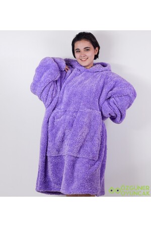 Welsoft Peluş Polar Giyilebilir Battaniye Pijama giyilebilir005 - 2