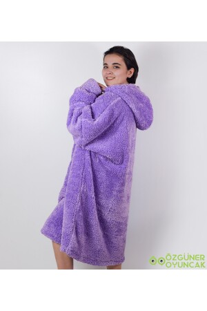 Welsoft Peluş Polar Giyilebilir Battaniye Pijama giyilebilir005 - 5