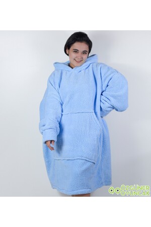 Welsoft Peluş Polar Giyilebilir Battaniye Pijama giyilebilir008 - 3