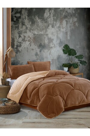 مـنـز - واحد براون Welsoft Quilt - Nanosoft