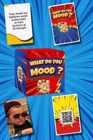 What's Your Moodun – Lustiges Gruppen-Freund-Familien-Boxspiel – Welchen Mod Moodun do You Meme – Statuskarte - 9