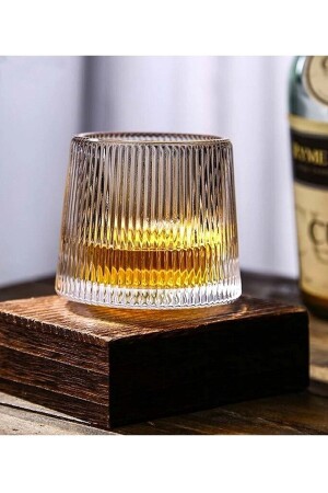 Whiskey-Cocktail-Glas, 360-Grad-Drehglas, 2er-Set, 160 ml - 2