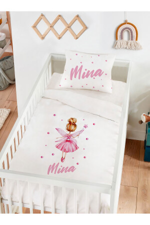 White Angel Baby-Mädchen-Bettbezug-Set hmm-bn-01-33 - 2