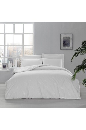 White Collection Asper Pamuk Percale Çift Kişilik Nevresim Kılıfı Beyaz 60254072 - 2