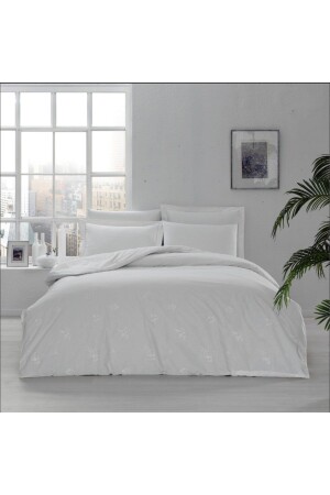 White Collection Asper Pamuk Percale King Size Nevresim Kılıfı Beyaz 000001000037157002 - 1