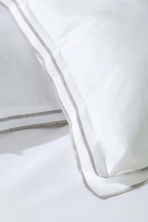 White Collection Victorie Gri Pikolu Percale Çift Kişilik Nevresim Takımı 200.20.01.0107 - 6