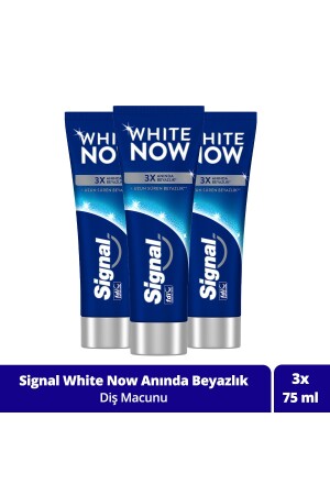 White Now Original Anında Beyazlatıcı Diş Macunu 75ml X3 SET.UNİ.182 - 2