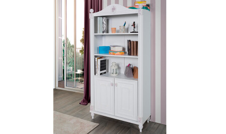 White Romantic Kitaplık - Cadde Yıldız