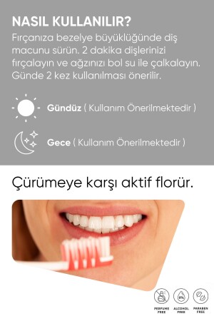 Whitening Beyazlatıcı Büyük Boy Diş Macunu 125 gr - 6