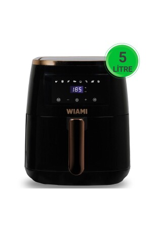 Wiami Air Fryer 5 Litre Siyah Akıllı Fritöz - 1