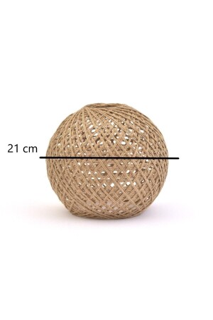 Wicker String Ball Pendelleuchte Natürliche Beleuchtung Nl021 21 cm - 3