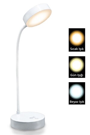 Wiederaufladbare Touch 20 LED flexible Tischlampe weiß Wlue1931 - 7
