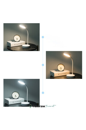 Wiederaufladbare Touch 20 LED Studie Leseleuchte Flexible Schreibtischlampe Weiß TYC00393712841 - 6