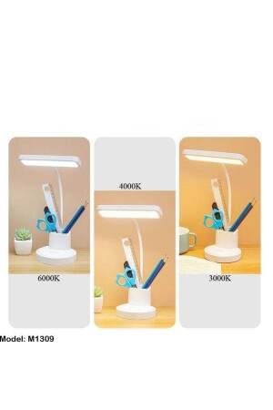 Wiederaufladbare Touch 3 Farbe 40 LED Studie Leselampe Kinderzimmer Atmosphärenmodus Nachtlicht Pro1958 - 6