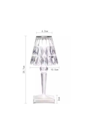 Wiederaufladbare Touch-Tischlampe aus Kristallglas – mit Fernbedienung TYC00453601112 - 5