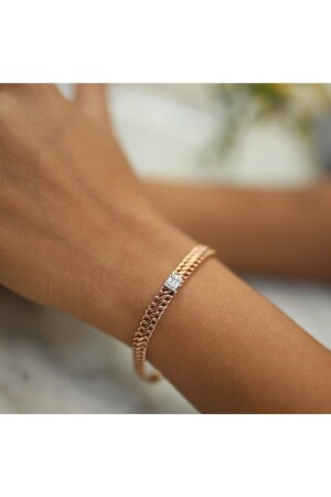 Wiener Armband mit Baguette-Diamant - 1