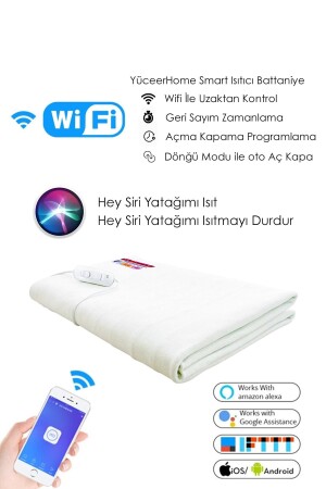 Wifi Heizdecke Smart Smart Elektrische Bettwärmer Bodendecke Ios und Android - 4