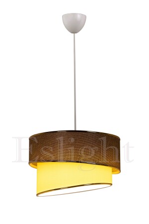 Wind Modern Single Pendelleuchte Kronleuchter Hellbraun Eak01 ES-RZGS2 - 7