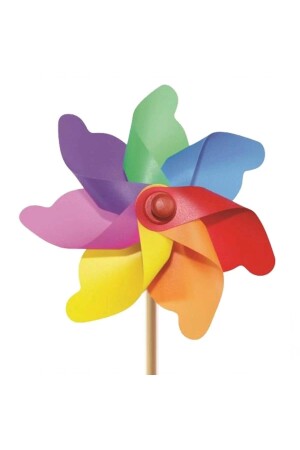 Windfahne Regenbogen 7 Flügel 20 cm - 1