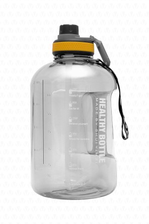 Winta Bpa-freie Motivationswasserflasche 2. 5 Lt Black Water Bottle-Wasserflasche-Wasserflasche - 4