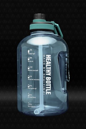 Winta Bpa-freie Motivationswasserflasche 2. 5 Lt blaue Wasserflasche, Wasserflasche, Wasserflasche (OHNE TASCHE) SWB-006 - 2