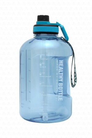 Winta Bpa-freie Motivationswasserflasche 2. 5 Lt blaue Wasserflasche, Wasserflasche, Wasserflasche (OHNE TASCHE) SWB-006 - 3