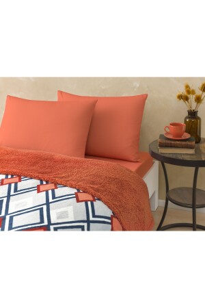 Winterset mit Decke Double Harlow Orange 89191 - 3