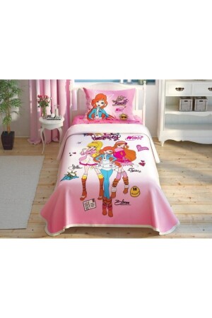 Winx Dream lizenziertes Einzel-Piqué-Set nd_8682475041799 - 1