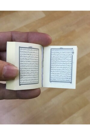 Winziger Koran 4x5 cm. Im Plastiketui – Religiöses Geschenk – Baumwolle - 6