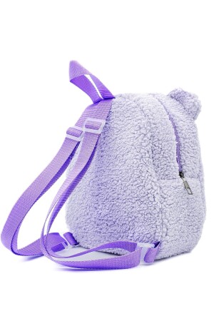 [WIR SCHREIBEN DEN GEWÜNSCHTEN NAMEN MIT STICKEREI] Teddy Lilac 0-8 Jahre alter Kinderrucksack – Kindergarten - 6