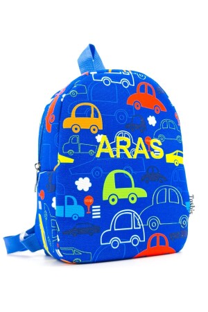 [Wir schreiben den Namen, den Sie wollen] Buntes Auto 0–8 Jahre alter Kinderrucksack – Kindergarten-Kinderzimmer-Rucksack - 5