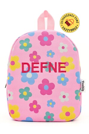 [Wir schreiben den Namen, den Sie wollen] Flower Garden 0–8 Jahre alter Kinderrucksack – Kindergarten-Kinderzimmer-Tasche - 3