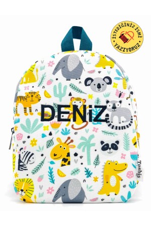 [Wir schreiben den Namen, den Sie wollen] Minianimals 0–8 Jahre alter Kinderrucksack – Kindergarten – Kindergartentasche - 1