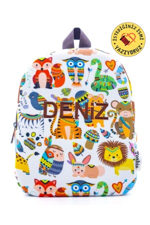 [WIR SCHREIBEN DEN NAMEN, DEN SIE WOLLEN] Red Skin 0-8 Jahre alter Kinderrucksack – Kindergarten – Anao - 2