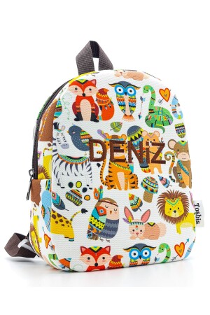 [Wir schreiben den Namen, den Sie wollen] Red Skin 0-8 Jahre alter Kinderrucksack – Kindergarten-Kinderzimmer-Rucksack. - 5