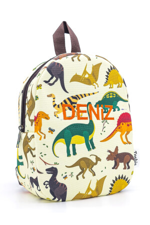 [Wir schreiben den Namen, den Sie wollen] Wilder Dinosaurier 0–8 Jahre alter Kinderrucksack, Kindergarten-Kinderzimmer-Rucksack 659595959456 - 4