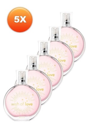 Wish Of Love Damenparfüm EDT 50 ml 5er-Set - 1