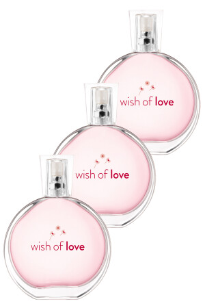 Wish Of Love Damenparfüm EDT 50 ml. Dreier-Set - 3