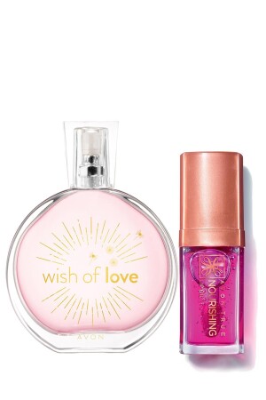 Wish Of Love Damenparfüm und pflegendes Lippenöl-Paket - 3