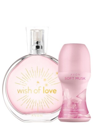 Wish Of Love Damenparfüm und Soft Moschus Rollon Doppelpack - 2