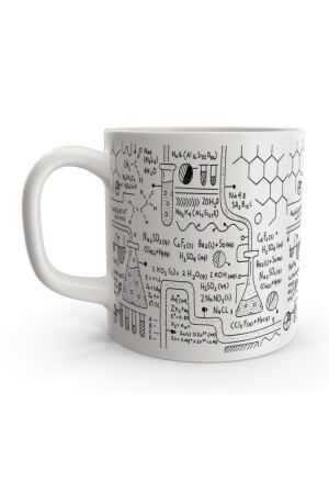 Wissenschaft Chemie Formel Design Tasse Glas ChmFox - 1