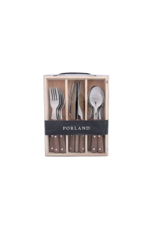 Woodea Steakgabel, Löffel, Messer-Set, 18-teilig, dop10701572igo - 1