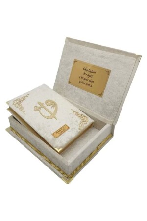 Wortbedeutung des Heiligen Korans, religiöses Geschenk, spezielle Creme in Samtschachtel - 6