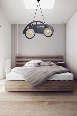 Woswos Kronleuchter Pendelleuchte, modern, rustikal, luxuriös, dekorative Retro-Lampe, Kronleuchter für Kinderzimmer - 1