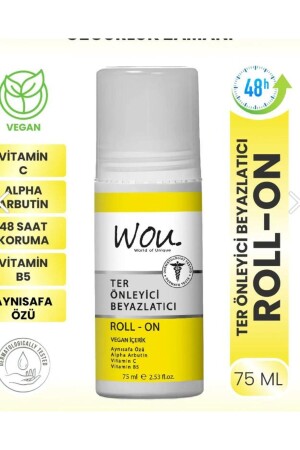 Wou Antitranspirant Whitening Deodorant Roll-on 75 ml - 2