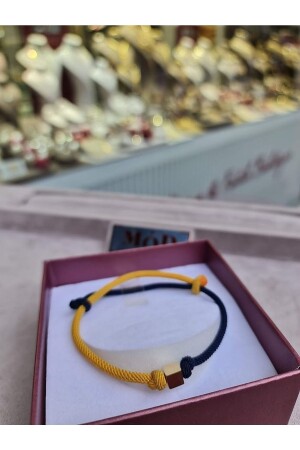 Würfel-Fan-Armband aus 14 Karat Gold von Fenerbahçe, passend für alle Handgelenke - 5