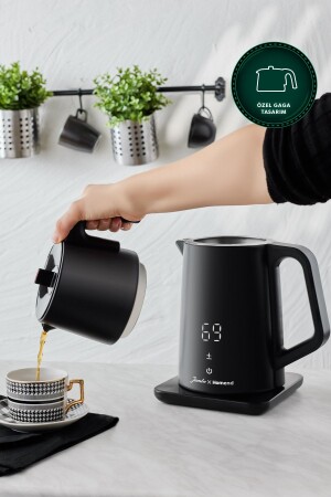 X Homend Royaltea Cooltouch 1792h Schwarze doppelwandige Edelstahl-Teemaschine mit WLAN-Steuerung - 6