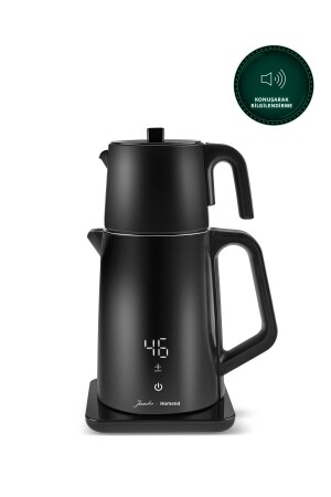 X Homend Royaltea Cooltouch 1792h Schwarze doppelwandige Edelstahl-Teemaschine mit WLAN-Steuerung - 7